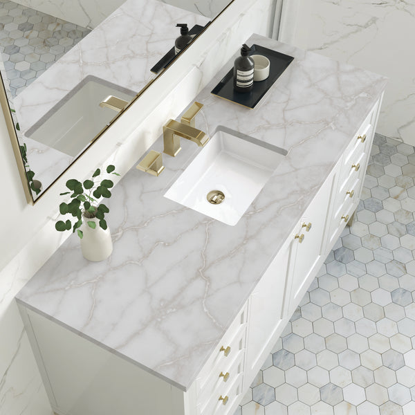 James Martin Chicago 60" Single Vanity with 3 CM Countertop
