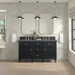 James Martin Lorelai 60" Double Vanity with 3 CM Countertop & FreePower Wireless Charger