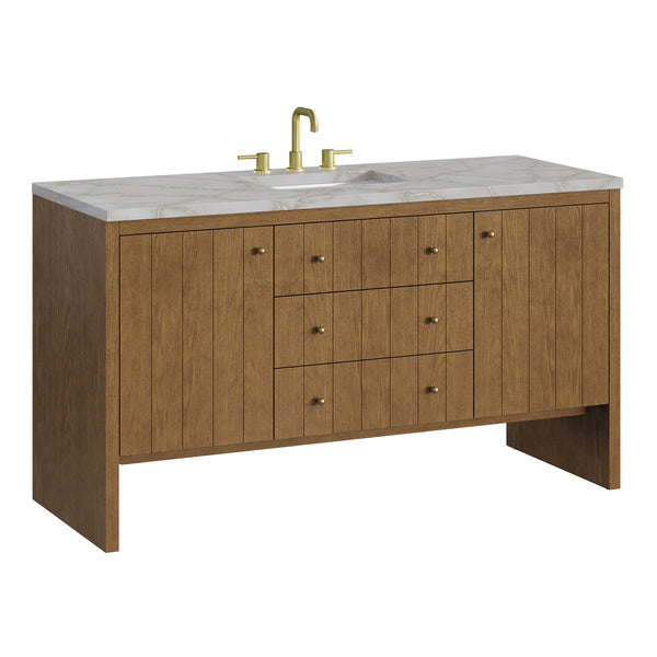 James Martin Hudson 60" Single Vanity with 3 CM Countertop