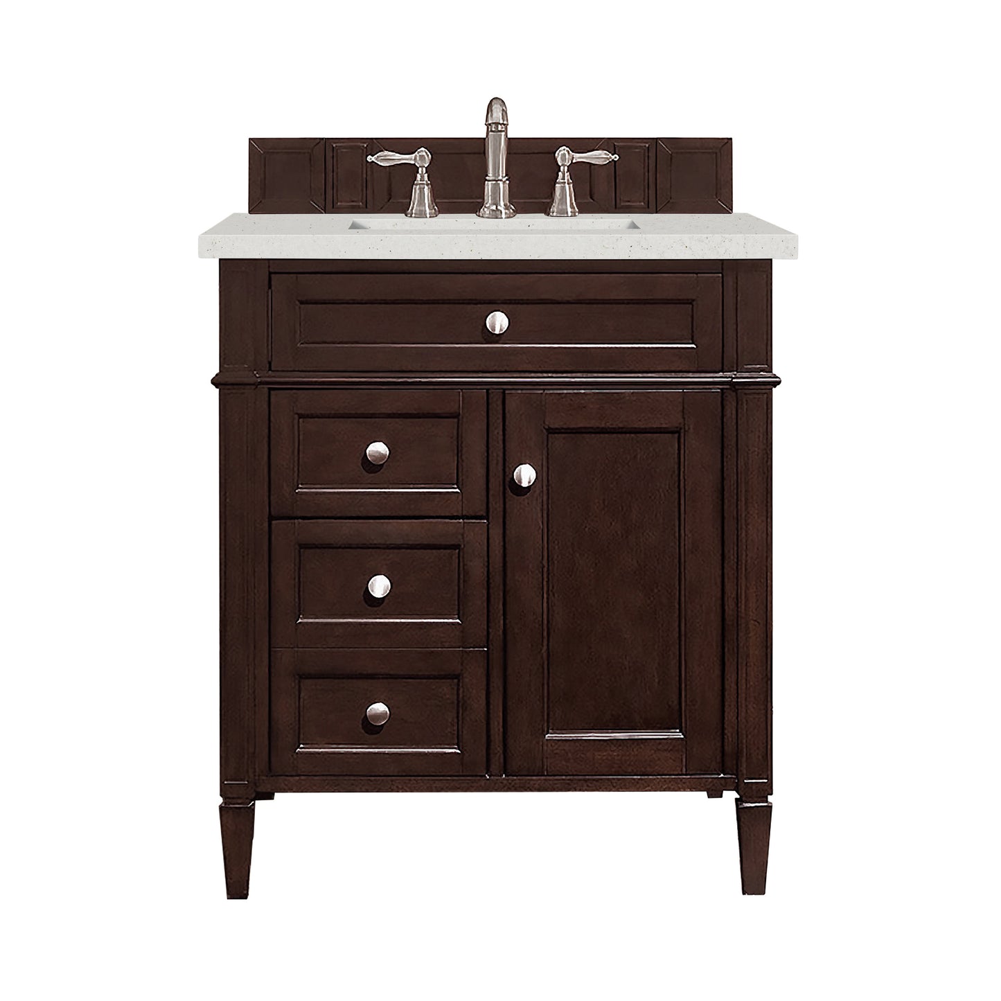 James Martin Brittany 30" Single Vanity with 3 CM Countertop