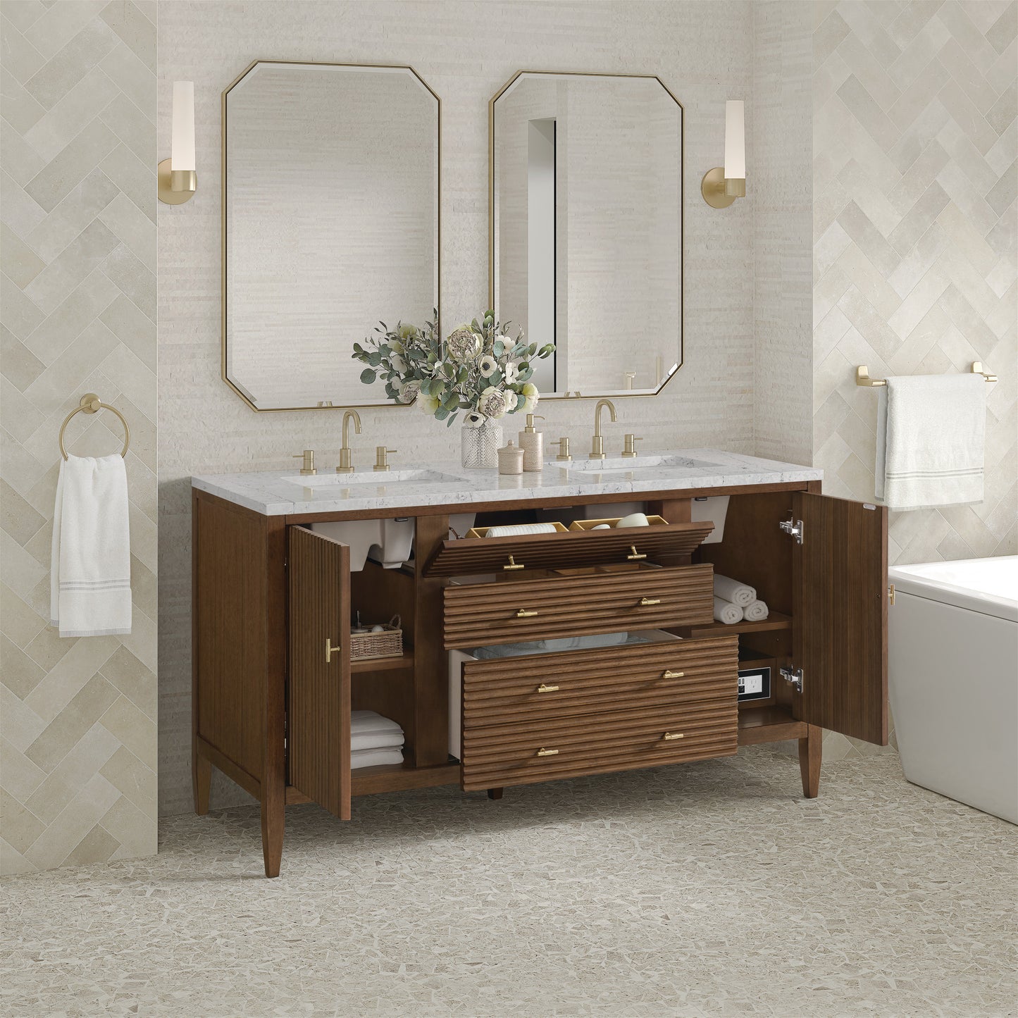 James Martin 60" Myrrin Double Vanity