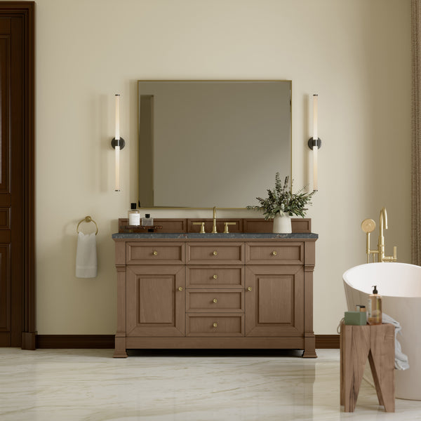 James Martin Brookfield 60" Single Vanity with 3CM Countertop & FreePower Wireless Charger
