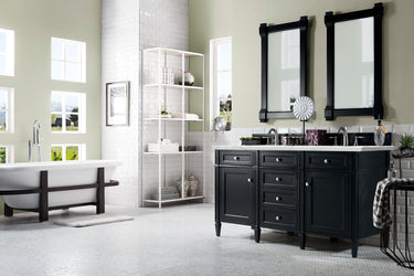 James Martin Brittany 60" Double Vanity with 3 CM Countertop & FreePower Wireless Charger