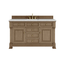 James Martin Brookfield 60" Single Vanity with 3CM Countertop & FreePower Wireless Charger