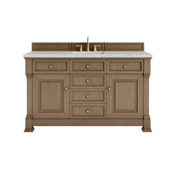 James Martin Brookfield 60" Single Vanity with 3CM Countertop & FreePower Wireless Charger
