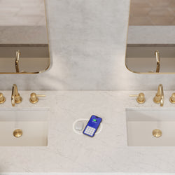 James Martin Laurent 72" Double Vanity with 3 CM Countertop & FreePower Wireless Charger
