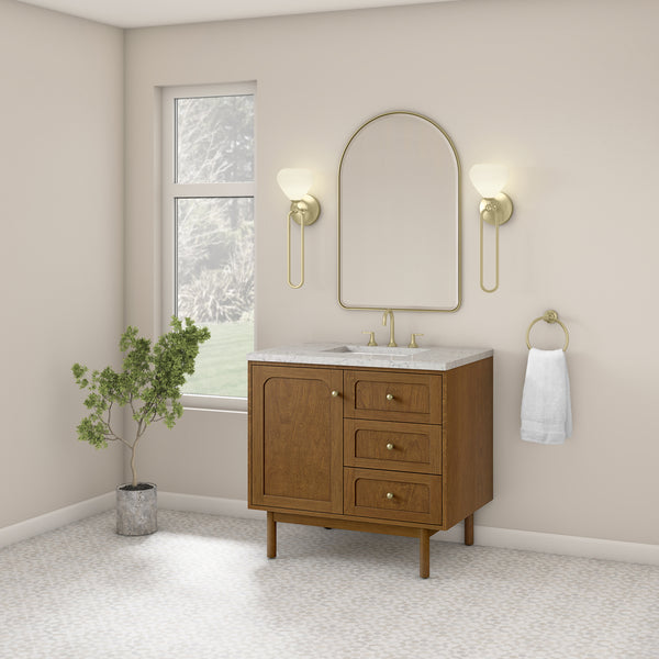 James Martin Laurent 36" Single Vanity with 3 CM Countertop