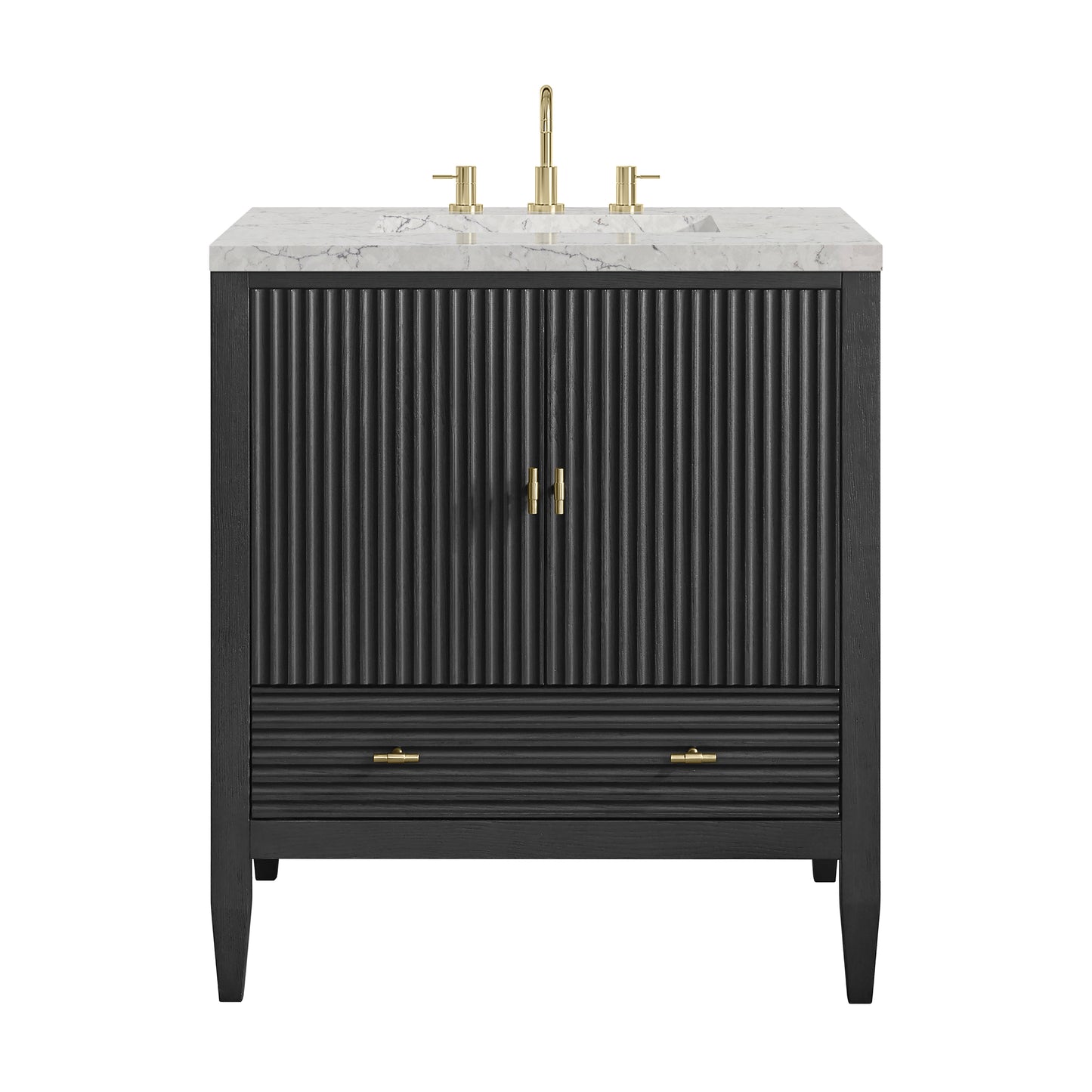 James Martin Myrrin 30" Single Vanity with 3 CM Countertop
