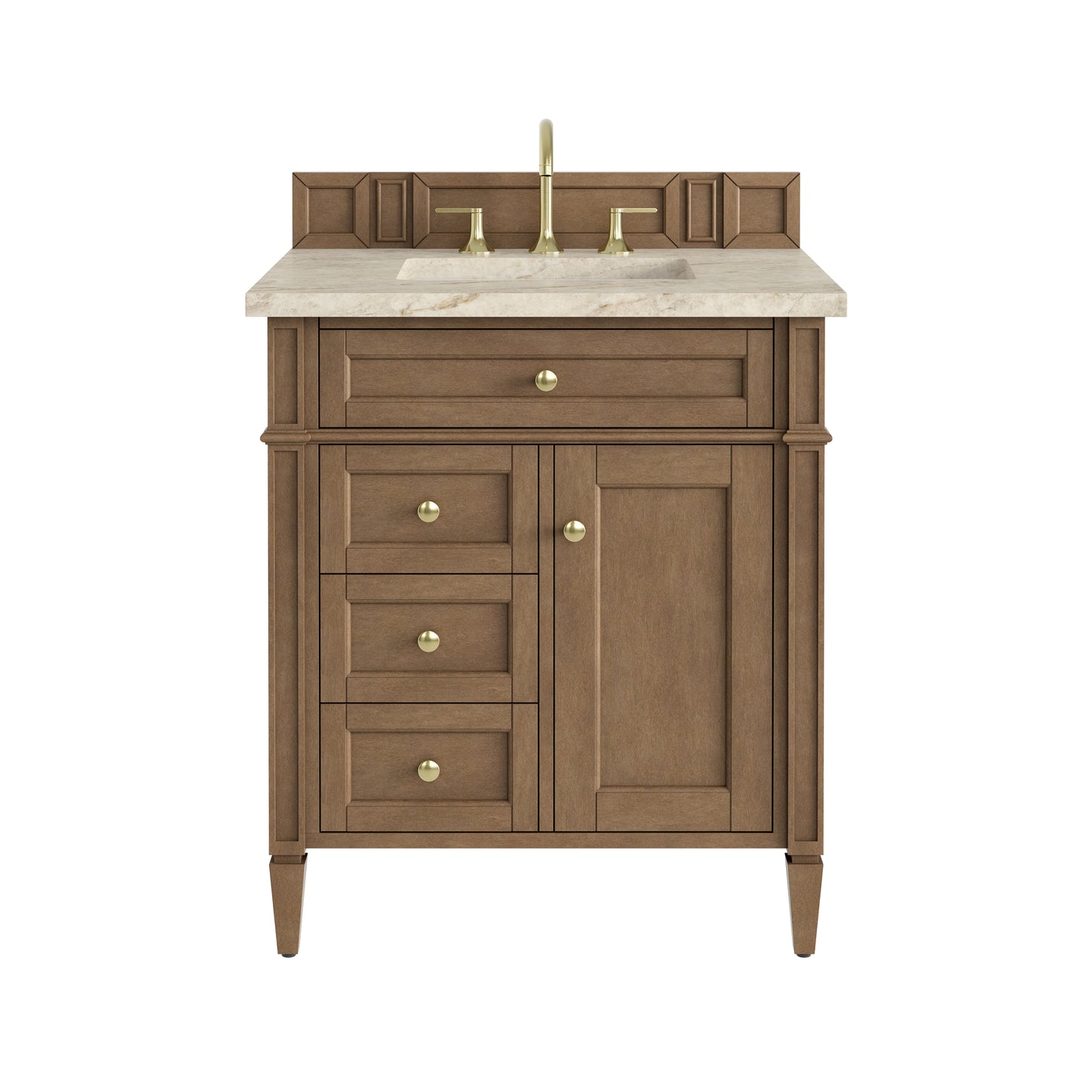 James Martin Brittany 30" Single Vanity with 3 CM Countertop