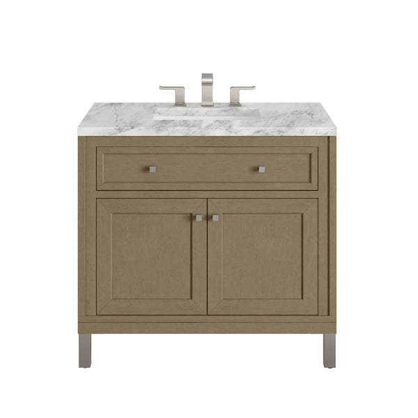 James Martin Chicago 36" Single Vanity with 3 CM Countertop