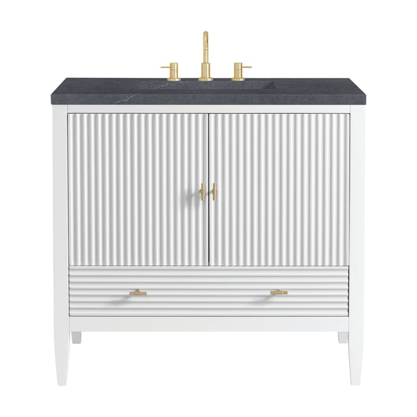 James Martin Myrrin 36" Single Vanity with 3 CM Countertop
