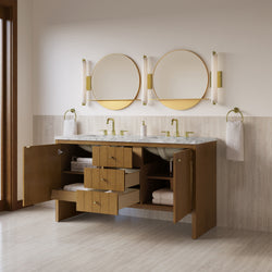 James Martin Hudson 60" Double Vanity with 3 CM Countertop