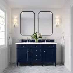 James Martin Brittany 60" Double Vanity with 3 CM Countertop