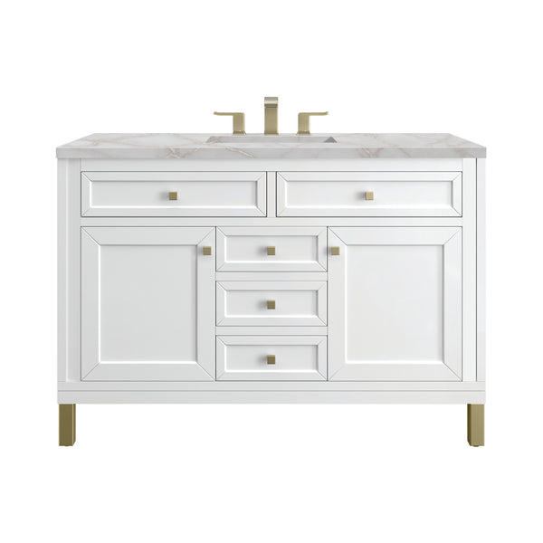 James Martin Chicago 48" Single Vanity with 3 CM Countertop