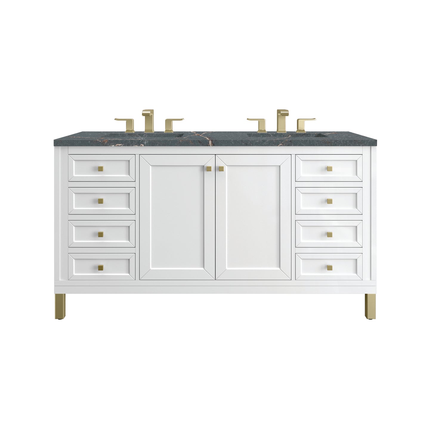 James Martin Chicago 60" Double Vanity with 3 CM Countertop