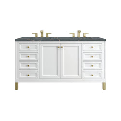 James Martin Chicago 60" Double Vanity with 3 CM Countertop