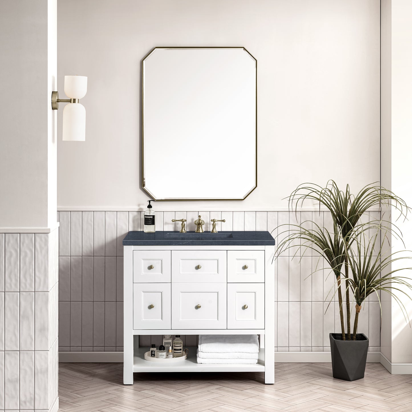 James Martin Breckenridge 36" Single Vanity w/ 3CM Countertop