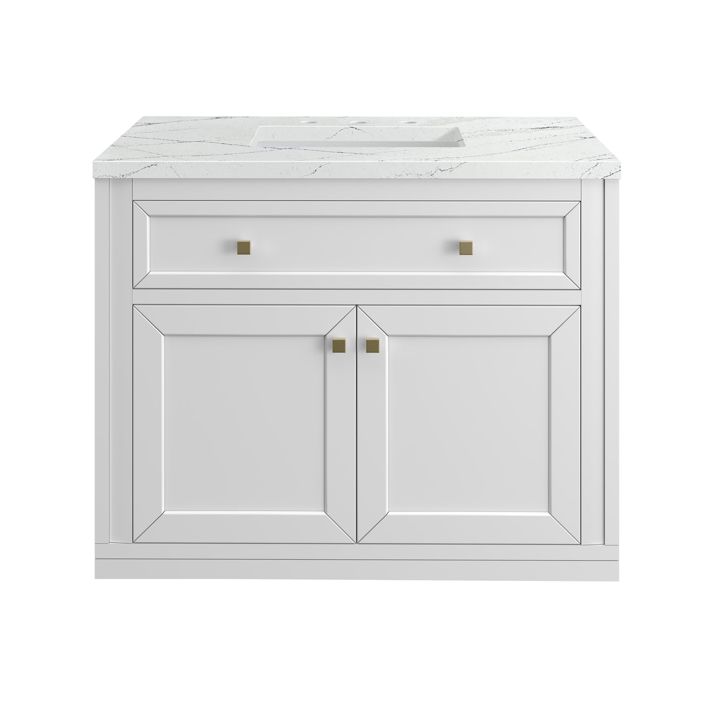 James Martin Chicago 36" Single Vanity with 3 CM Countertop
