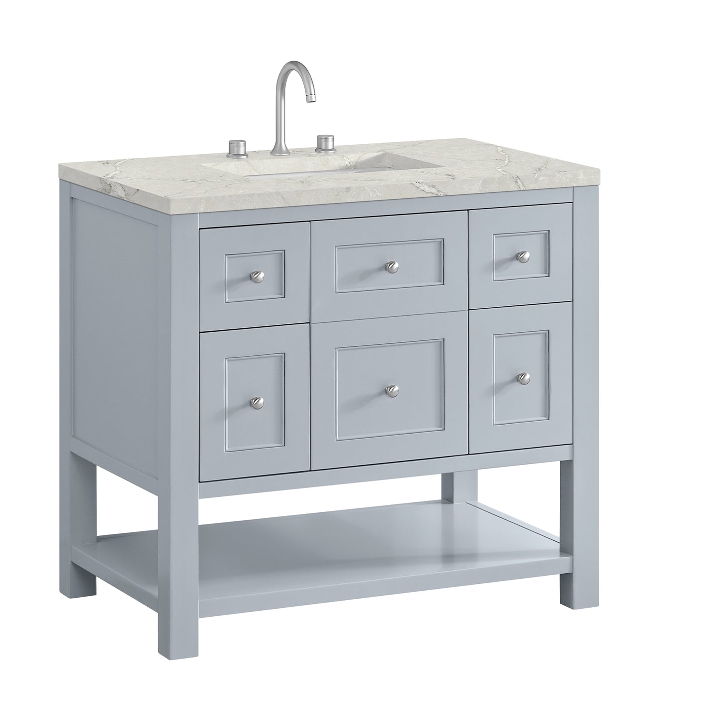 James Martin Breckenridge 36" Single Vanity w/ 3CM Countertop
