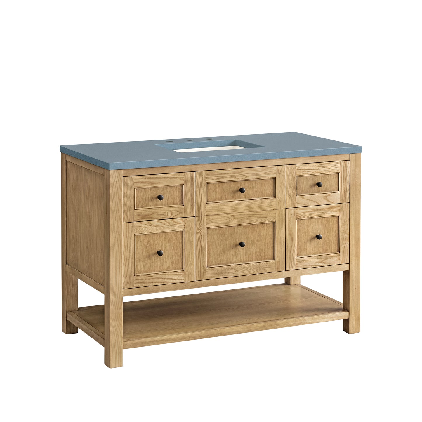 James Martin Breckenridge 48" Single Vanity, Light Natural Oak - Luxe Bathroom Vanities