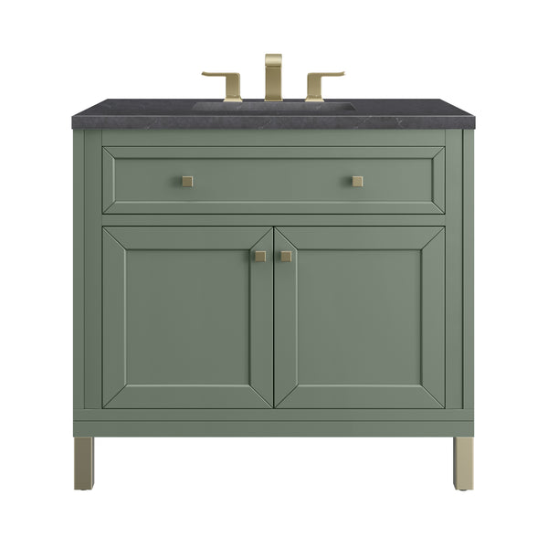 James Martin Chicago 36" Single Vanity with 3 CM Countertop