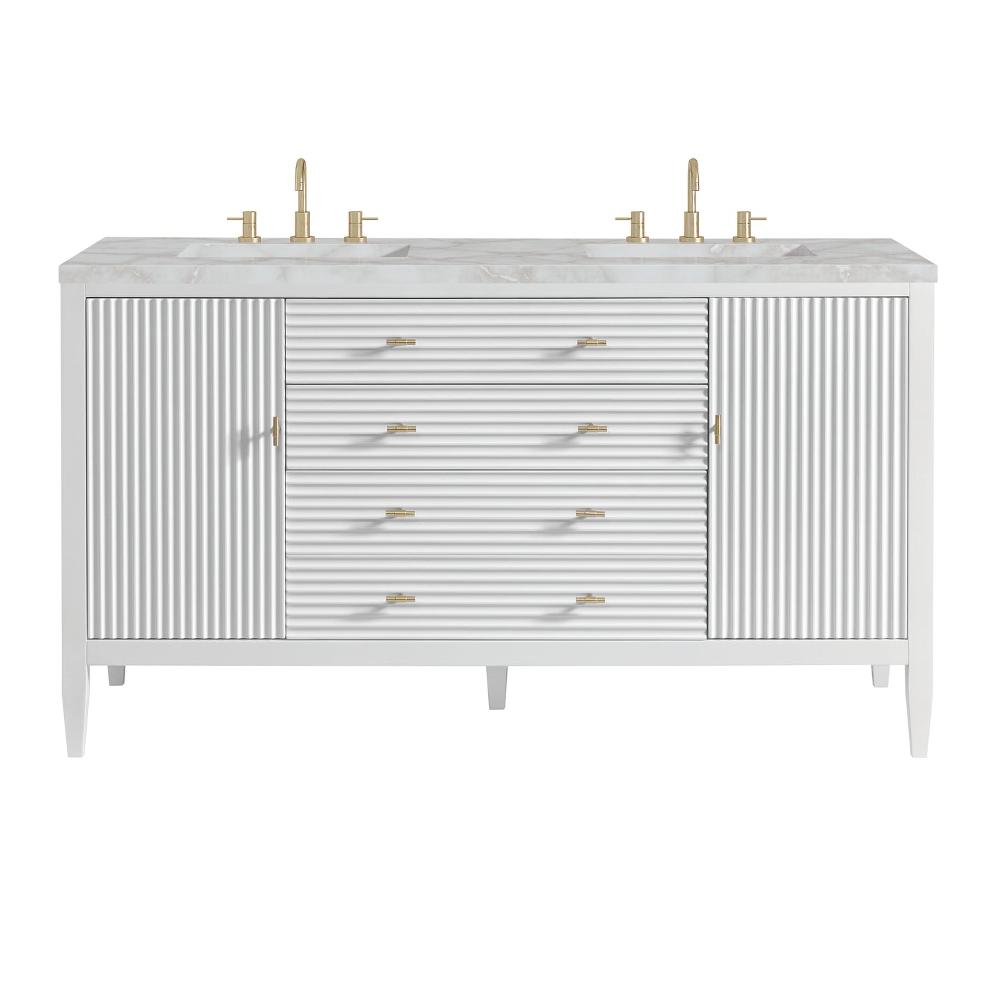 James Martin Myrrin 60" Double Vanity with 3 CM Countertop