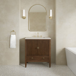 James Martin Myrrin 30" Single Vanity with 3 CM Countertop