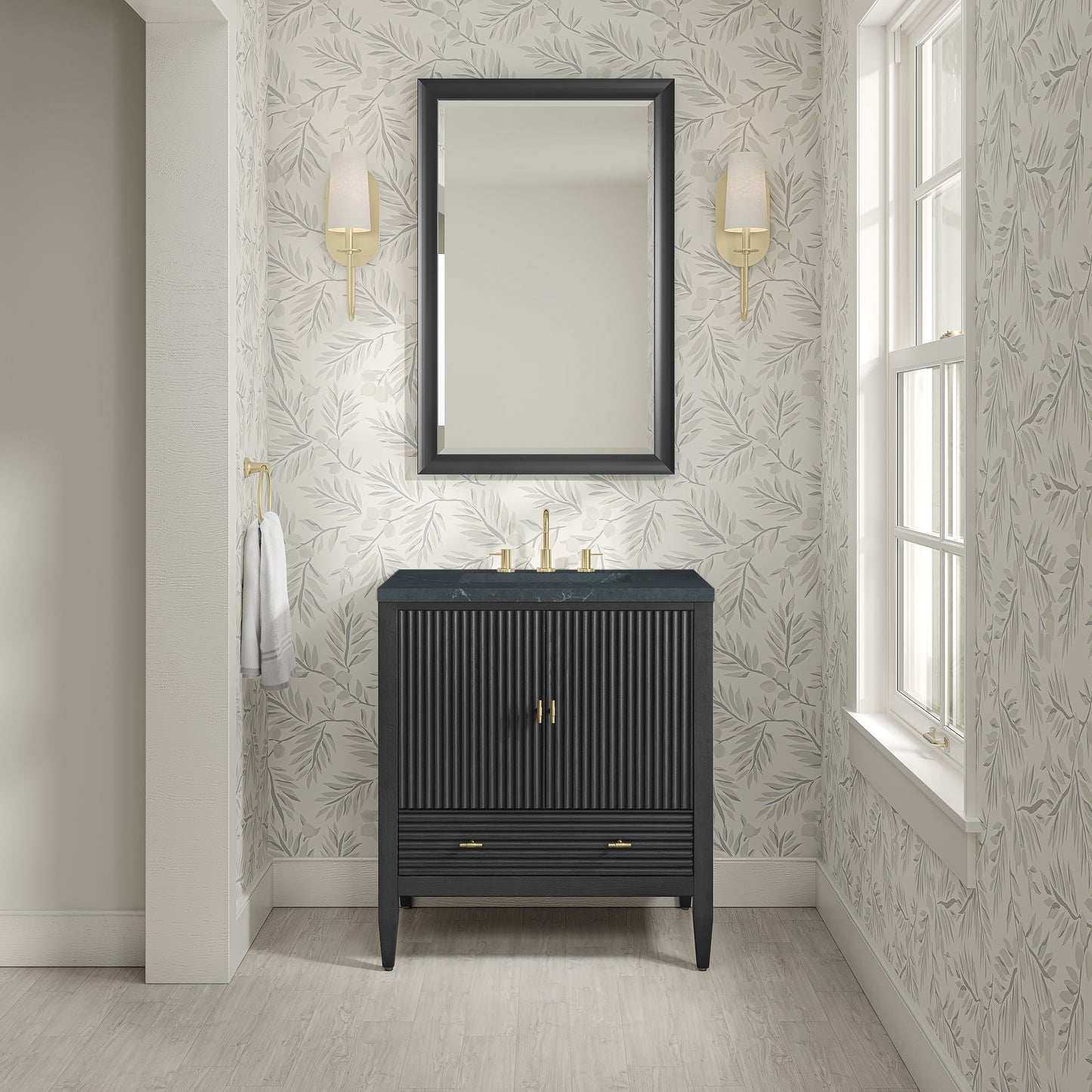 James Martin Myrrin 30" Single Vanity with 3 CM Countertop