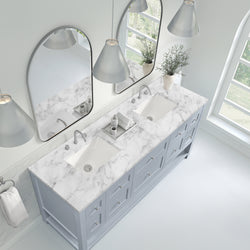 James Martin Breckenridge 72" Double Vanity w/ 3 CM Countertop
