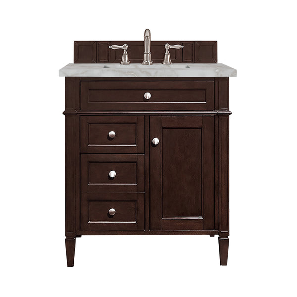 James Martin Brittany 30" Single Vanity with 3 CM Countertop