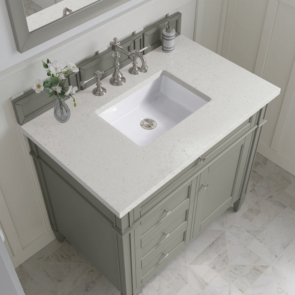 James Martin Brittany 36" Single Vanity with 3 Countertop