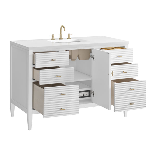 James Martin Myrrin 48" Single Vanity with 3 CM Countertop