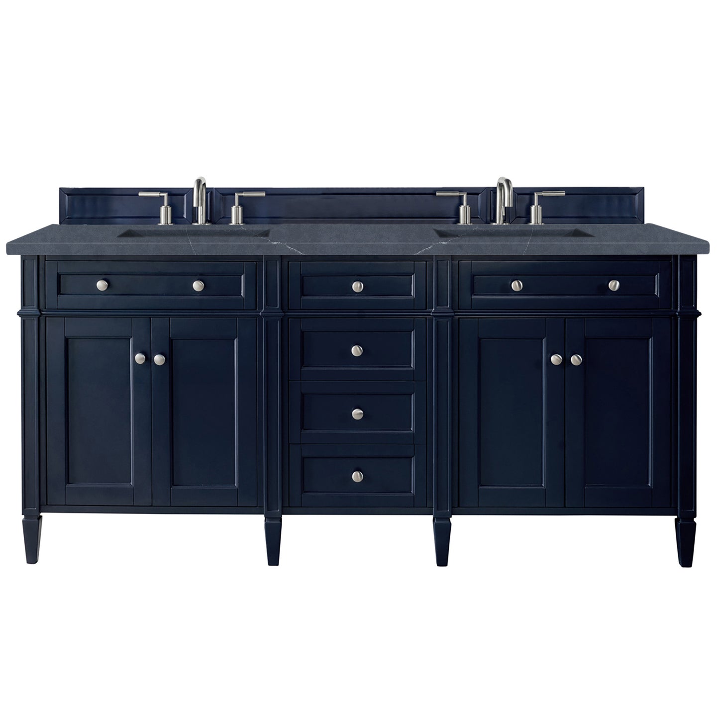 James Martin Brittany 72" Double Vanity with 3 CM Countertop