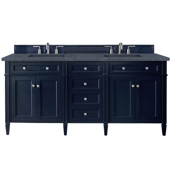 James Martin Brittany 72" Double Vanity with 3 CM Countertop