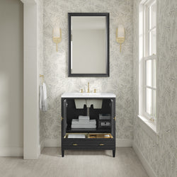 James Martin Myrrin 30" Single Vanity with 3 CM Countertop