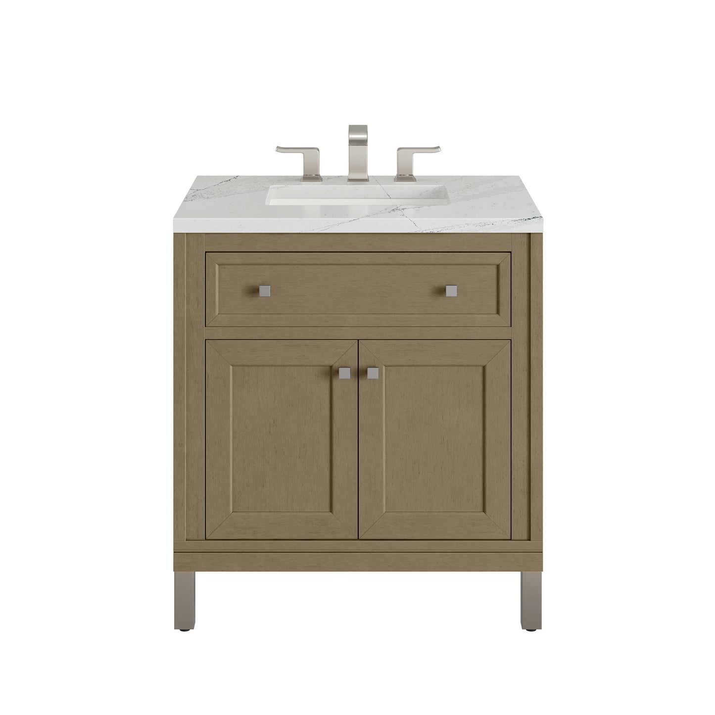 James Martin Chicago 30" Single Vanity with 3 CM Countertop