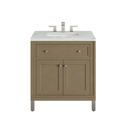 James Martin Chicago 30" Single Vanity with 3 CM Countertop