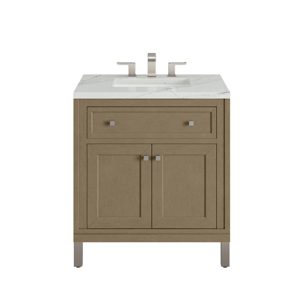 James Martin Chicago 30" Single Vanity with 3 CM Countertop