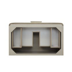 James Martin Lucian 36" Single Vanity, Pebble Oak w/ 3 CM Top - Luxe Bathroom Vanities