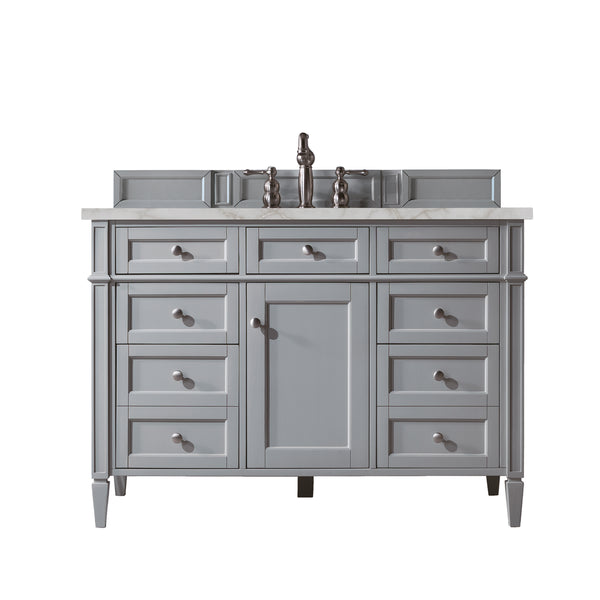 James Martin Brittany 48" Single Vanity with 3 CM Countertop & FreePower Wireless Charger