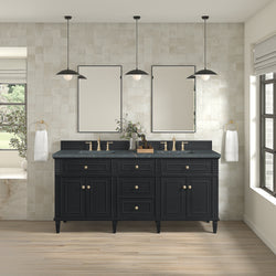 James Martin Lorelai 72" Double Vanity with 3 CM Countertop & FreePower Wireless Charger