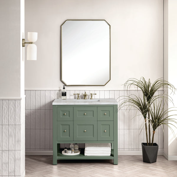 James Martin Breckenridge 36" Single Vanity w/ 3CM Countertop