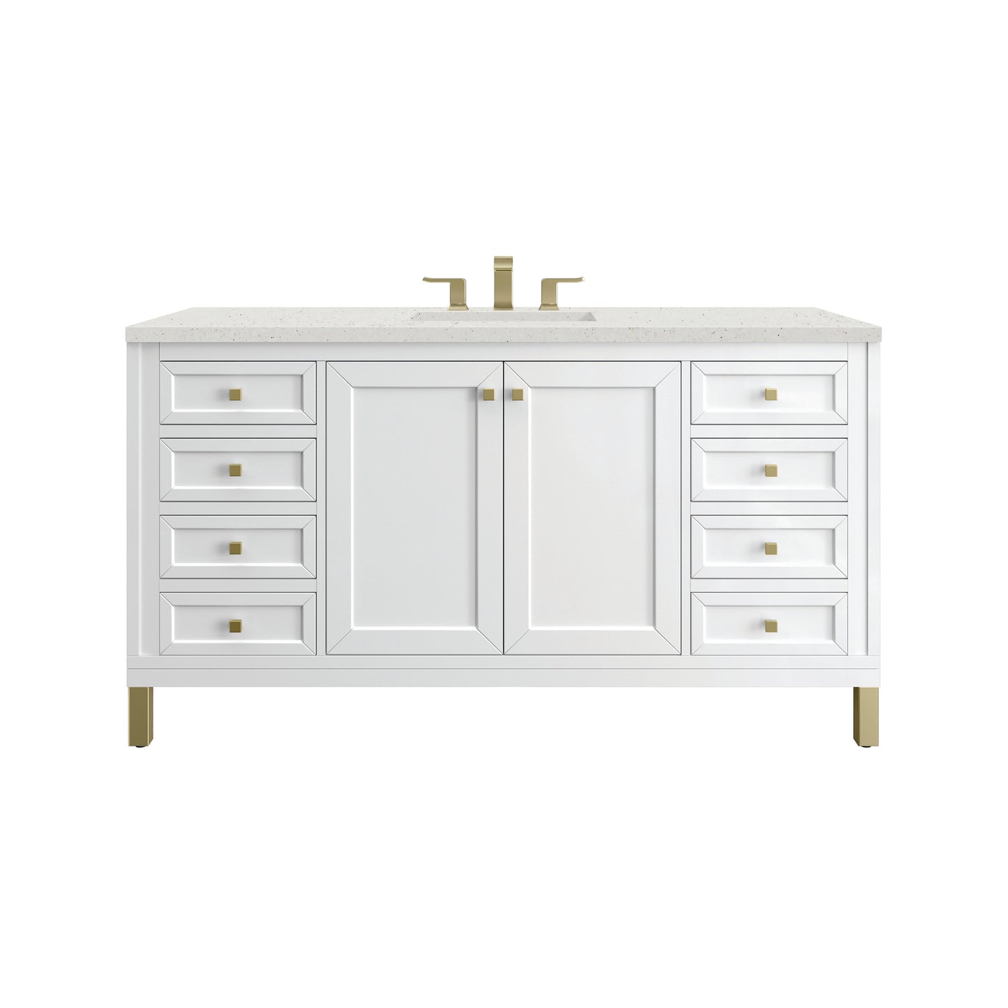 James Martin Chicago 60" Single Vanity with 3 CM Countertop