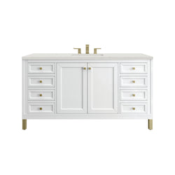 James Martin Chicago 60" Single Vanity with 3 CM Countertop