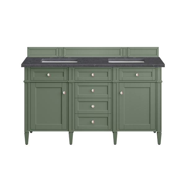 James Martin Brittany 60" Double Vanity with 3 CM Countertop