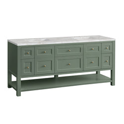 James Martin Breckenridge 72" Double Vanity w/ 3 CM Countertop