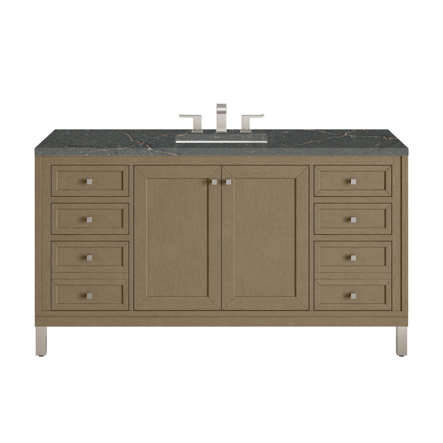 James Martin Chicago 60" Single Vanity with 3 CM Countertop
