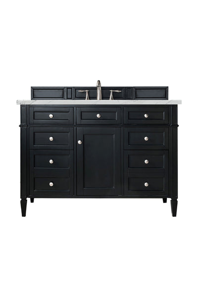 James Martin Brittany 48" Single Vanity with 3 CM Countertop & FreePower Wireless Charger