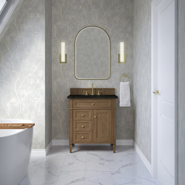 James Martin Brittany 30" Single Vanity with 3 CM Countertop
