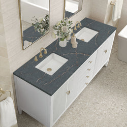 James Martin Myrrin 72" Double Vanity with 3 CM Countertop